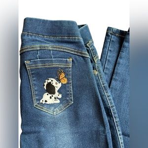 Puppy Accent Pull On Skinny Jeans
